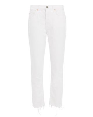 Grlfrnd + Karolina White Skinny Jeans