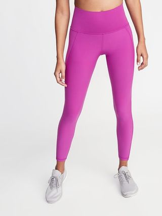 Old Navy + High-Rise Elevate Built-In Sculpt 7/8-Length Compression Leggings