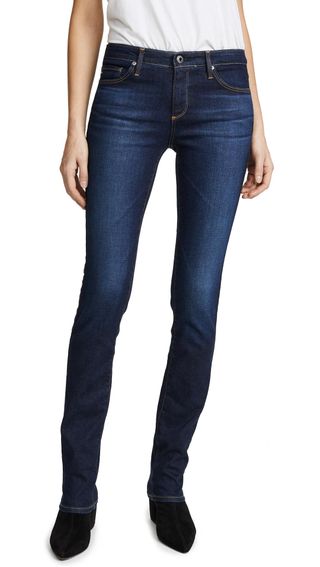 AG + Harper Essential Straight Leg Jeans