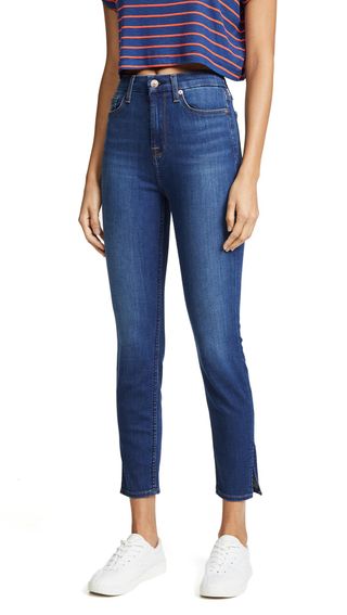 7 for All Mankind + Aubrey Jeans With Side Splits