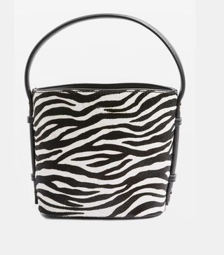 Topshop + Samira Zebra Bucket Bag