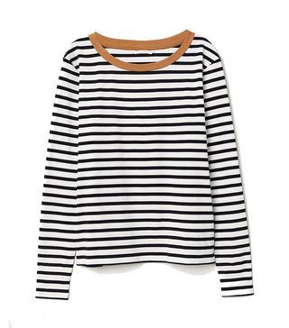 H&M + Striped Jersey Top