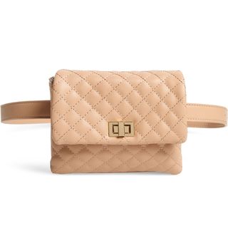 Mali and Lili + Quilted Vegan Leather Belt Bag