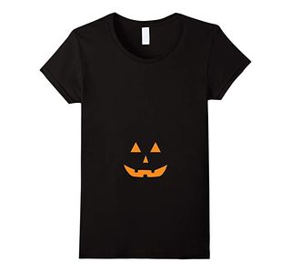 Halloween T-Shirt + Jack O'Lantern Pumpkin Pregnancy Tee