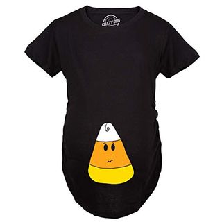 Crazy Dog + Maternity Candy Corn Pregnancy T-Shirt