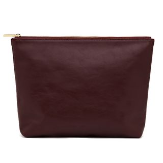 Cuyana + Large Leather Zipper Pouch