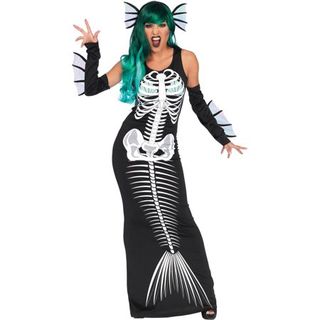 Leg Avenue + 3 Piece Skeleton Mermaid Costume