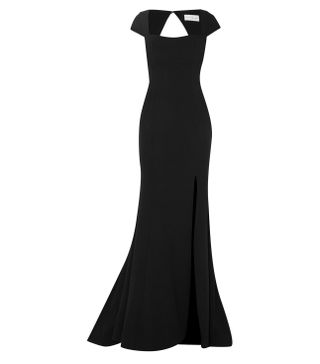 Rebecca Vallance + Adriatic Open-Back Crepe Gown