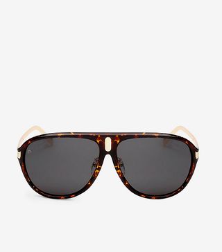 Express + Privé Revaux Brown Tortoise Mcqueen Sunglasses