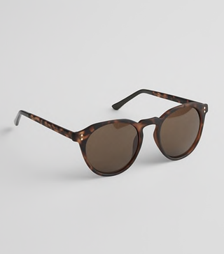 Gap + Thin Round Frame Sunglasses