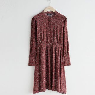 & Other Stories + Button-Down Printed Dress