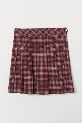 H&M + Pleated Skirt