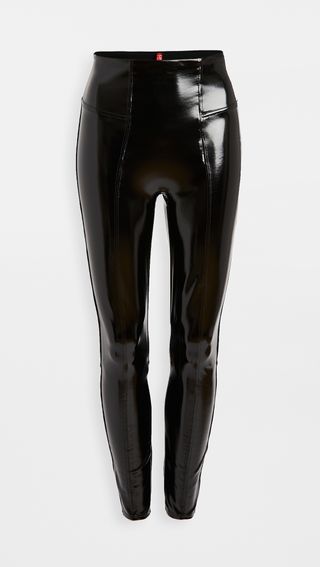 Spanx + Faux Patent Leather Leggings