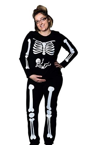 Candyland Studio + Pregnant Skeleton Maternity Costume