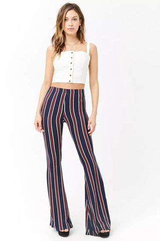 Forever 21 + Striped Flare Pants