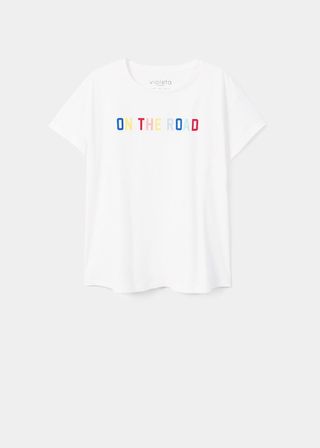 Violeta + Printed Message T-Shirt