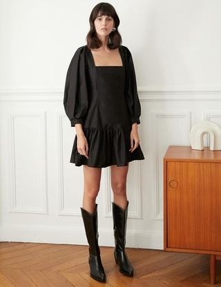 Pixie Market + Colette Black Mini Dress