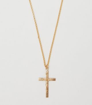 Bagatiba + Long Roller Cross Necklace