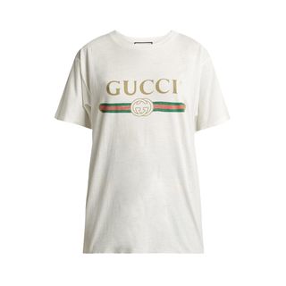 Gucci + Oversized T-Shirt With Logo