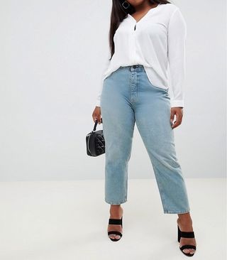 ASOS Curve + Florence Straight Leg Jeans