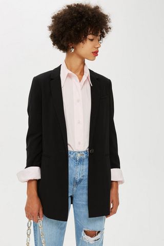 Topshop + Longline Suit Jacket
