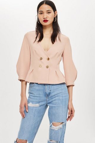 Topshop + Peplum Jacket