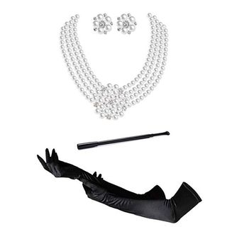 Zivyes + Breakfast at Tiffanys Costume Jewelry and Accessory Set