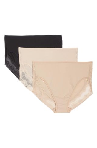 Natori + Bliss Perfection 3-Pack French Cut Briefs