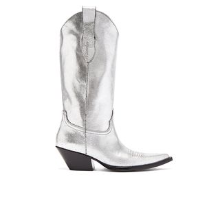 Maison Margiela + Silver Western Leather Boots