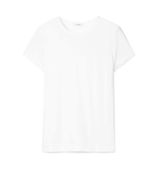 Adam Lippes + White Pima Cotton T-Shirt