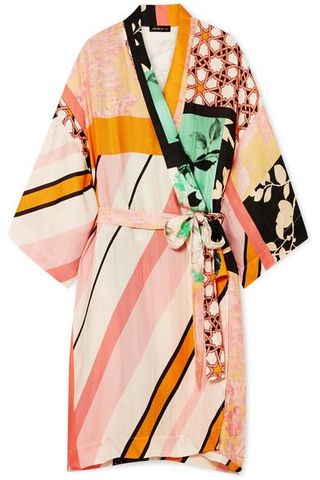 Stine Goya + Naty Printed Satin Kimono