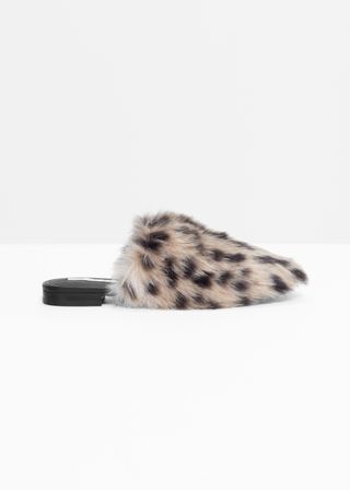 Stories + Faux Fur Slippers