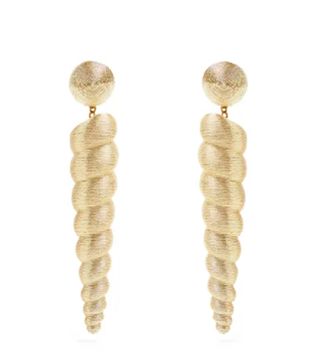 Rebecca de Ravenel + Twisty Large Drop Earrings