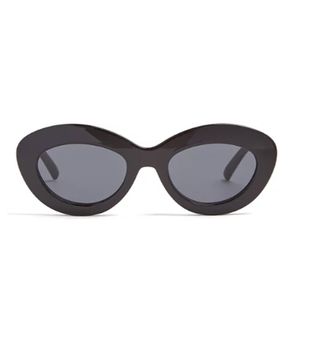 Le Specs + Fluxus Cat-Eye Acetate Sunglasses