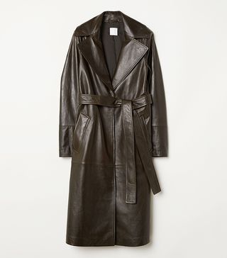 H&M + Leather Coat