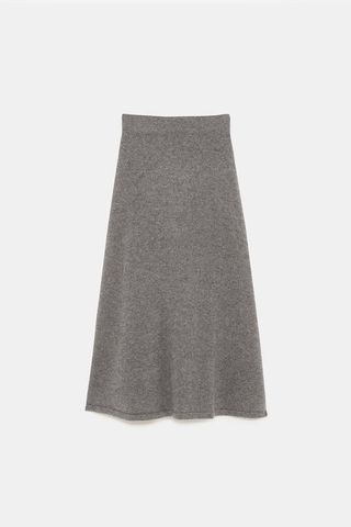 Zara + Limited Edtion Cashmere Skirt