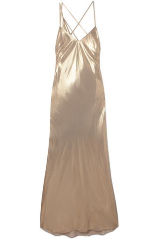 Michelle Mason + Lamé Gown