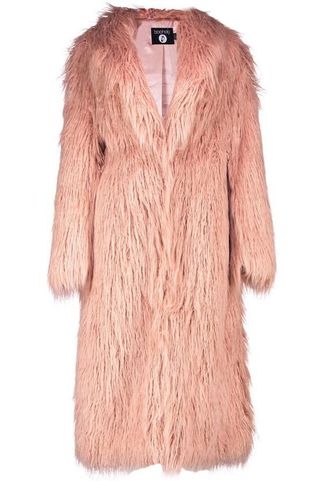 Boohoo + Maria Boutique Mongolian Maxi Faux Fur Coat