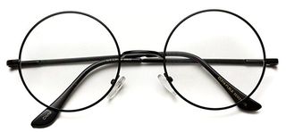 WearMe Pro + Round Clear Metal Frame Glasses