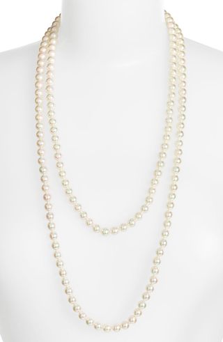 Majorica + 7Mm Round Pearl Endless Rope Necklace