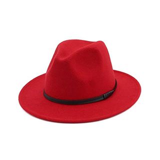 Lisianthus + Wool Fedora Hat with Belt Buckle