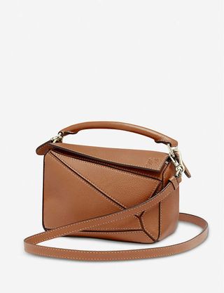 Loewe + Puzzle Mini Leather Shoulder Bag