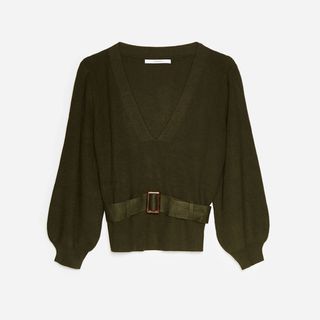 Uterqüe + Sweater With Belt