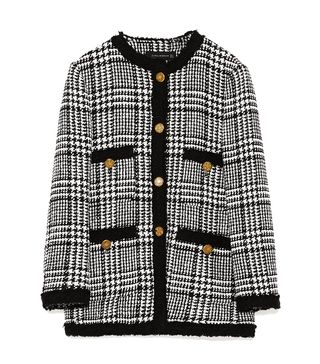 Zara + Long Tweed Blazer