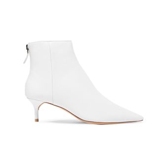 Alexandre Birman + Kittie Leather White Boots