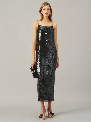 Tory Burch + Sequin Slip Dress