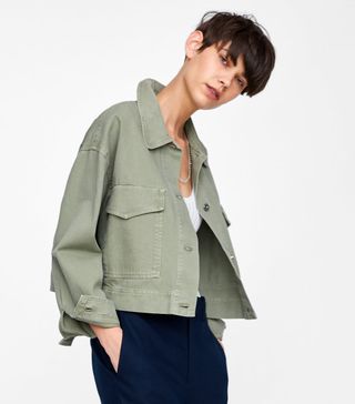 Zara + Cropped Jacket