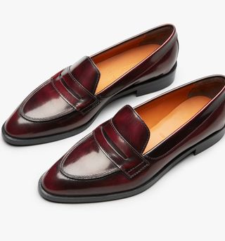 Everlane + Penny Loafers by Everlane in Oxblood
