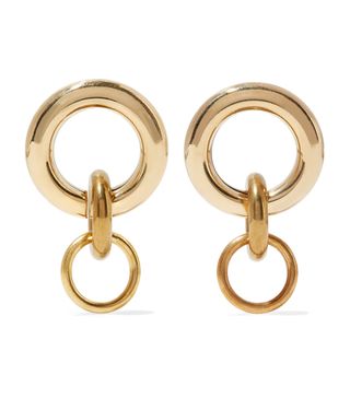 Laura Lombardi + Mini Porta Gold-Tone Earrings