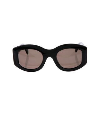 Celine + Tinted Oval Sunglasses